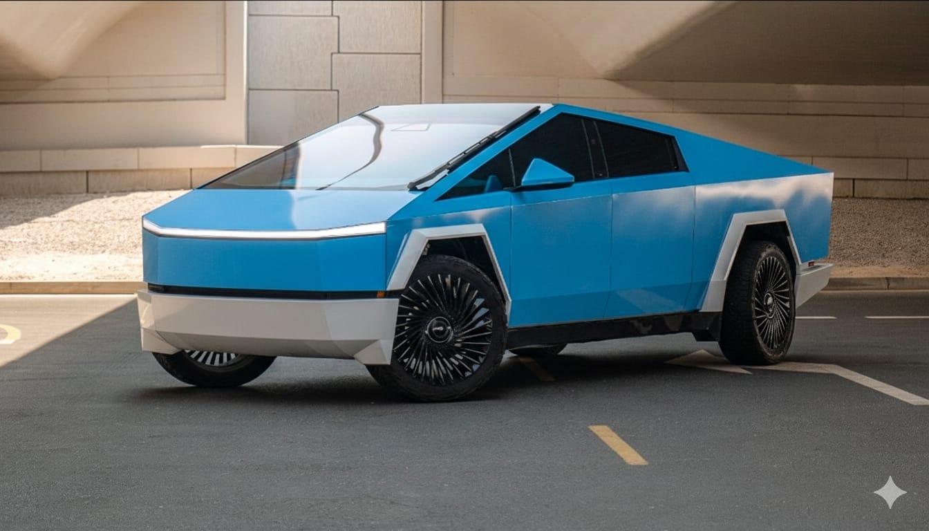 Cheapest Rent Tesla Cybertruck in Dubai | without Deposit