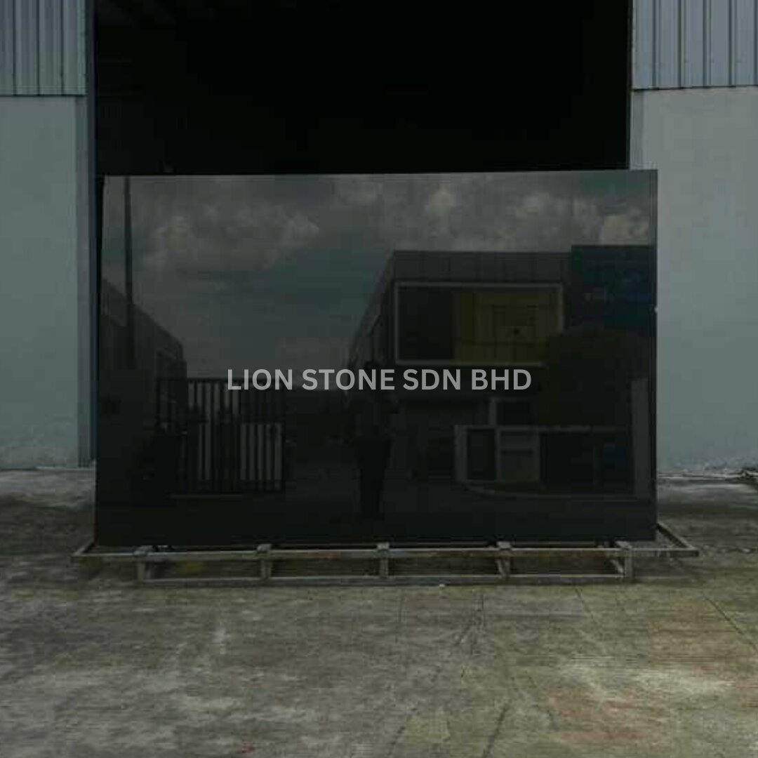 Black Galaxy Granite Stone - Lion Stone
