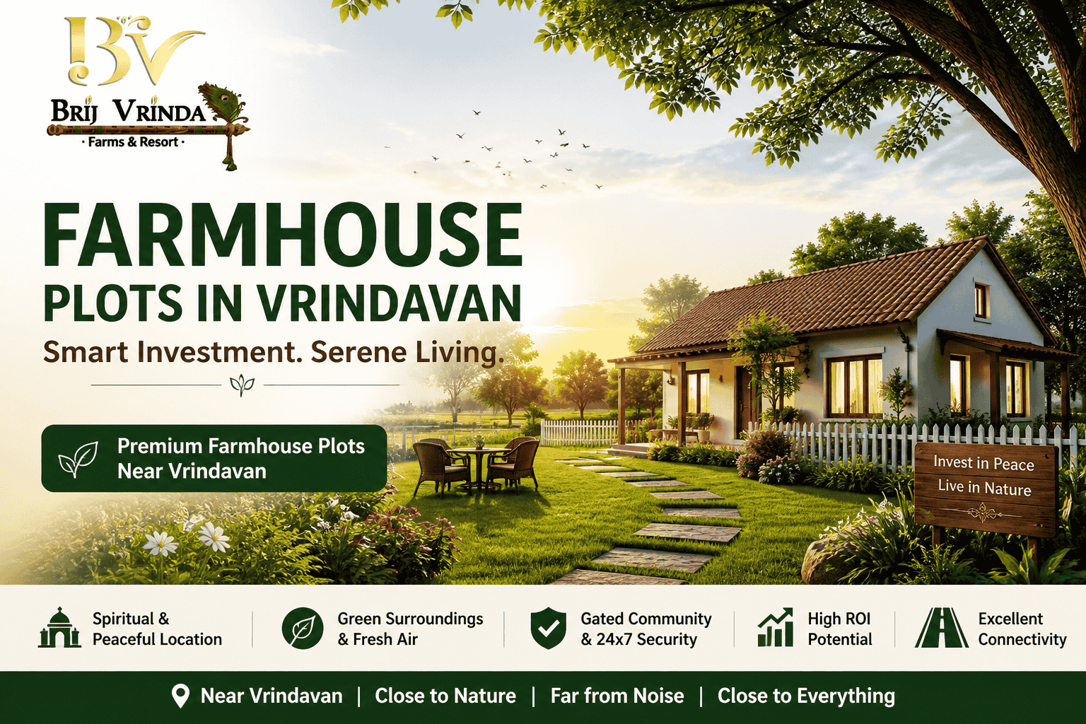 Farmhouse Plots in Vrindavan: Smart Investment Meets Spiritual...