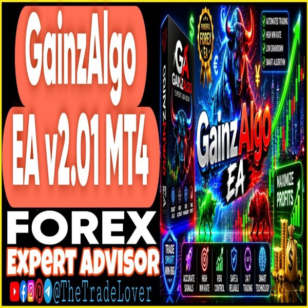 GainzAlgo EA v2.01 MT4 (Works on Build 1471) | Forex Robot | MT4 Expert Advisor - The Trade Lovers