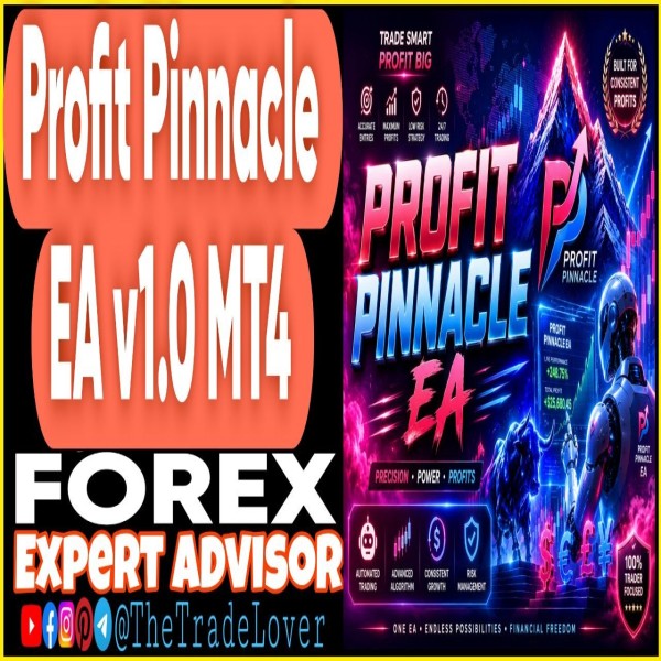 Profit Pinnacle EA v1.0 MT4 (Works on Build 1471) | Forex Robot | MT4 Expert Advisor - The Trade Lovers
