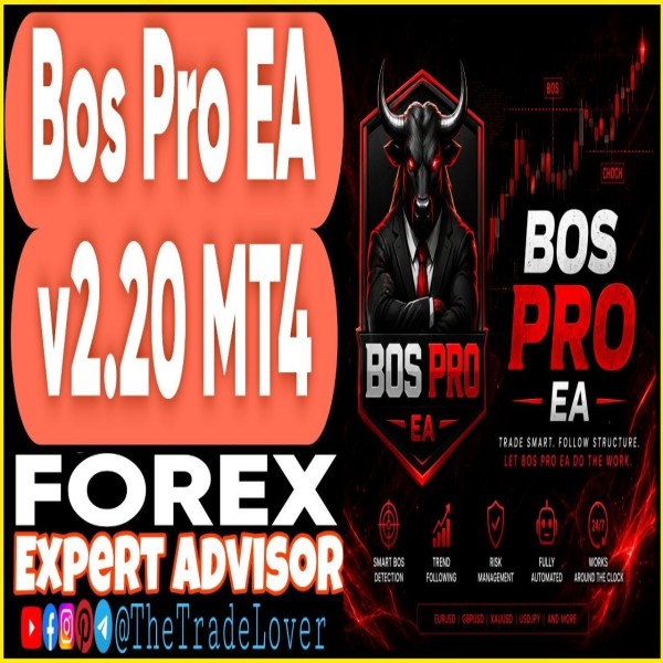 BOS Pro EA v2.20 MT4 (Works on Build 1471) | Forex Robot | MT4 Expert Advisor - The Trade Lovers