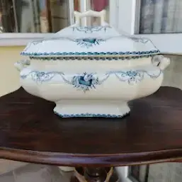 Set de servire antic ceramica longwy