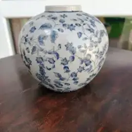 Vaza de flori din ceramica rotund