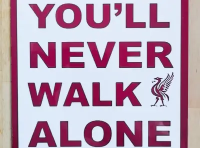 SEMN Vintage FAN Liverpool YNWA Metal Sign – Decor Retro Man Cave / Bar / Office – 17x17 cm - proven