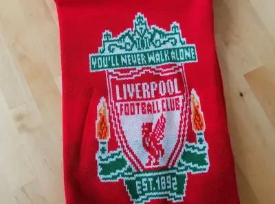 Fular oficial Liverpool FC – model „You’ll Never Walk Alone” Original Oficial Fan Club Ynwa