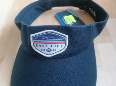 Vizieră originală Salt Life - Cozoroc unisex sapca bleumarin pescuit plajă surf pescar nou etichetă