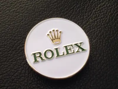 INSIGNA ROLEX Marker Golf Stil Monedă Metalice Magnetic cu Clips pentru a fi pus la Șapcă – Elegant