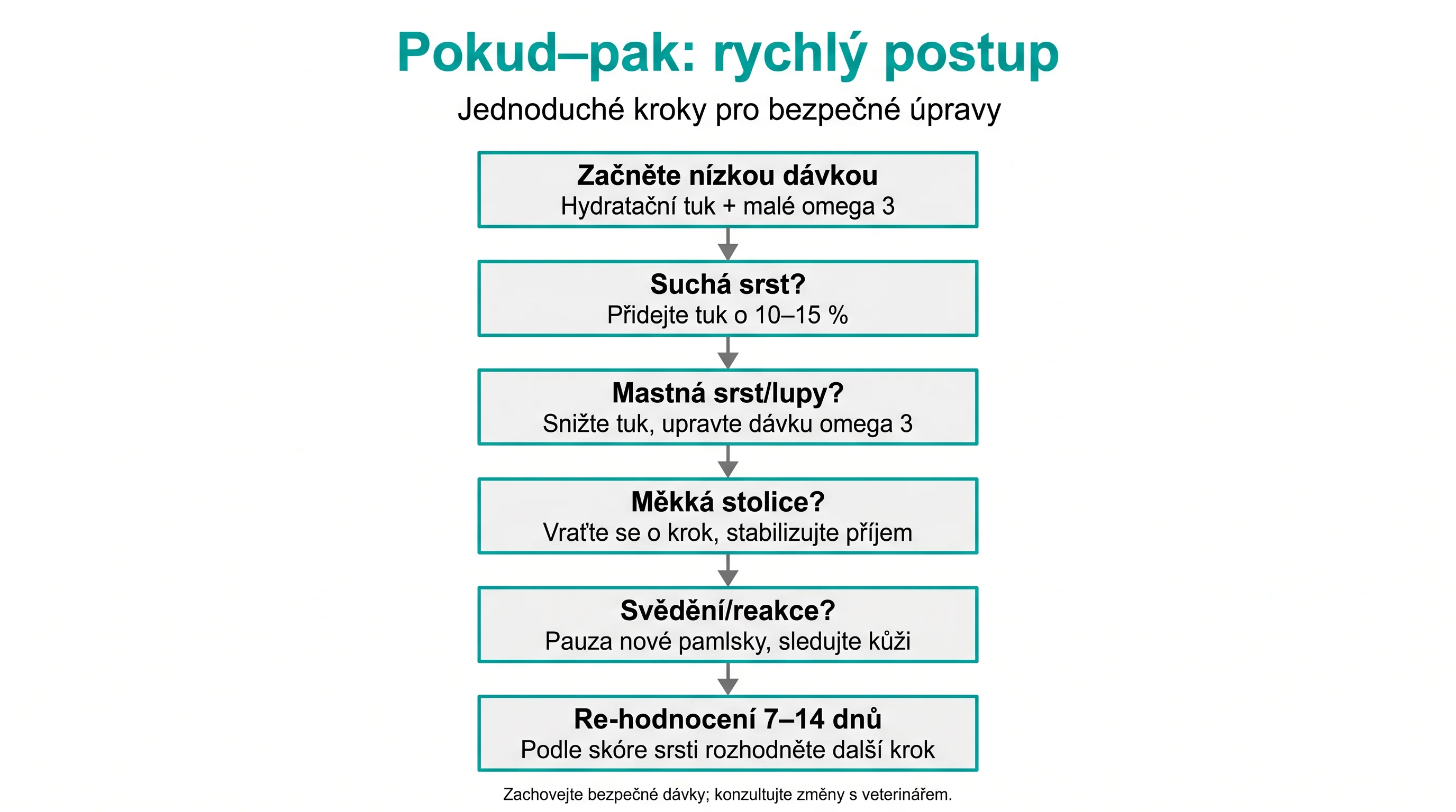 Pokud–pak: rychlý postup