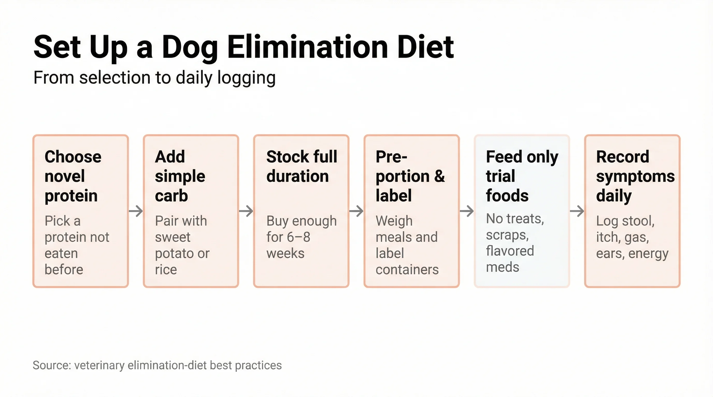 Set Up a Dog Elimination Diet