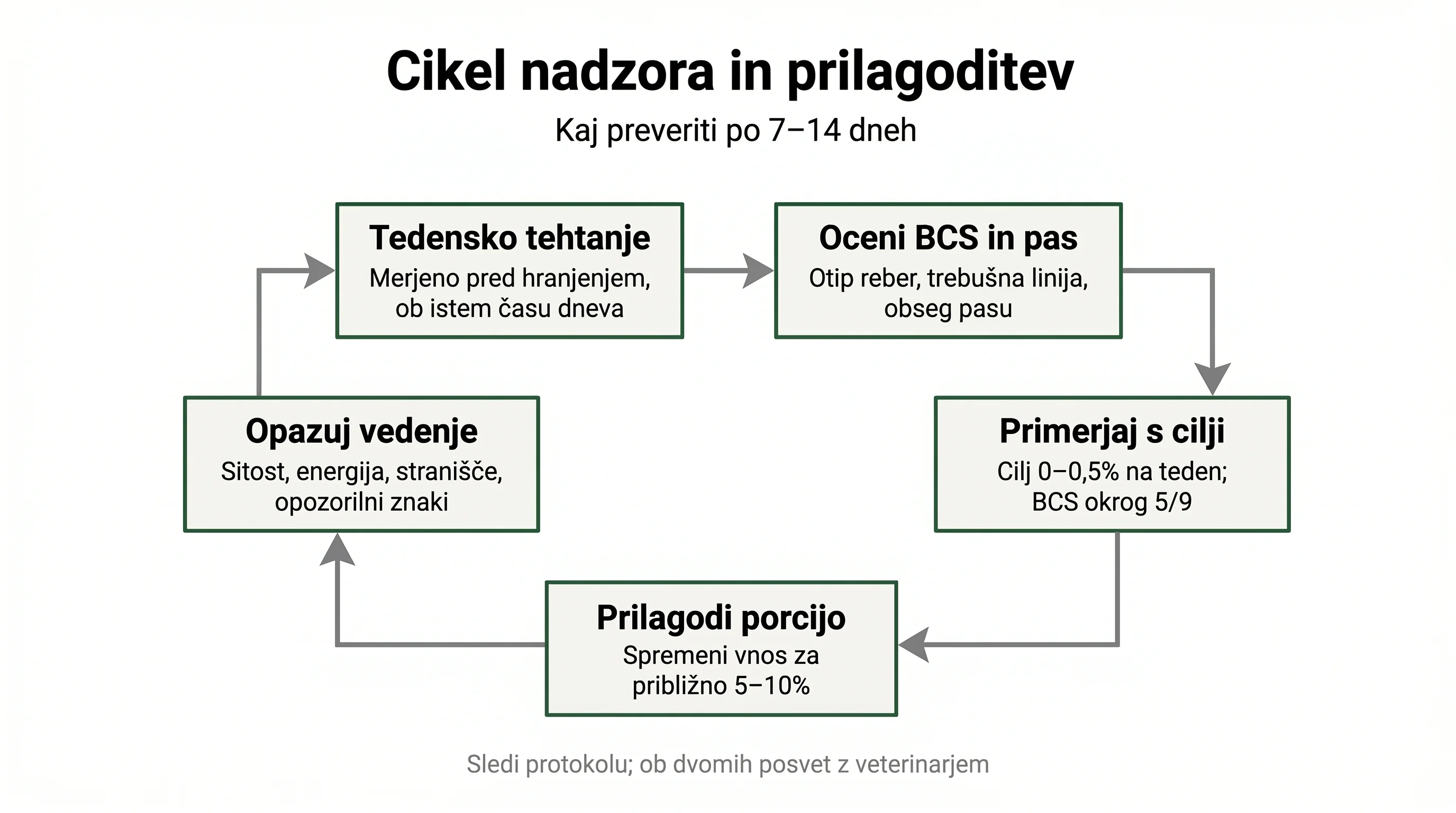 Cikel nadzora in prilagoditev