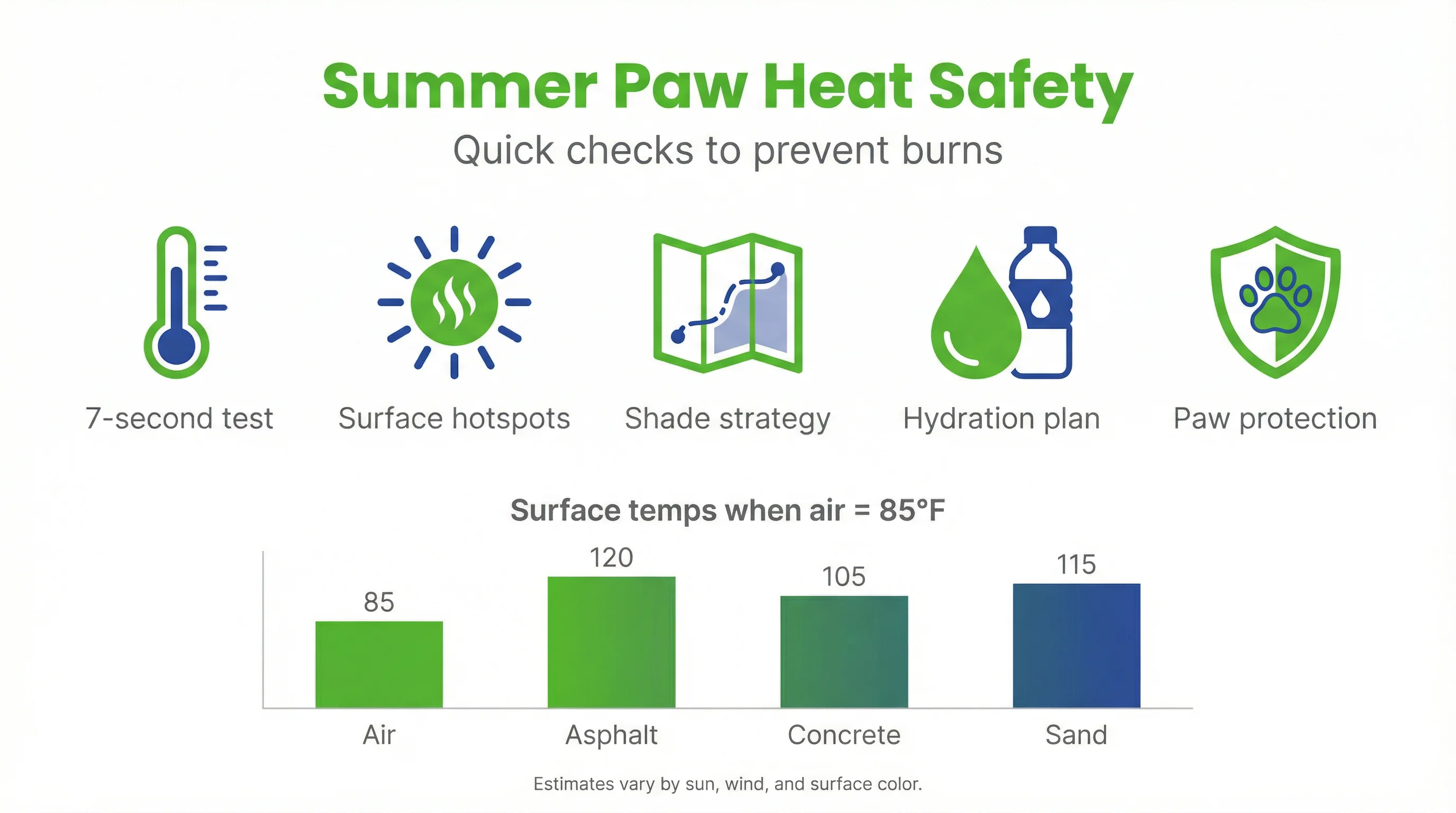 Summer Paw Heat Safety