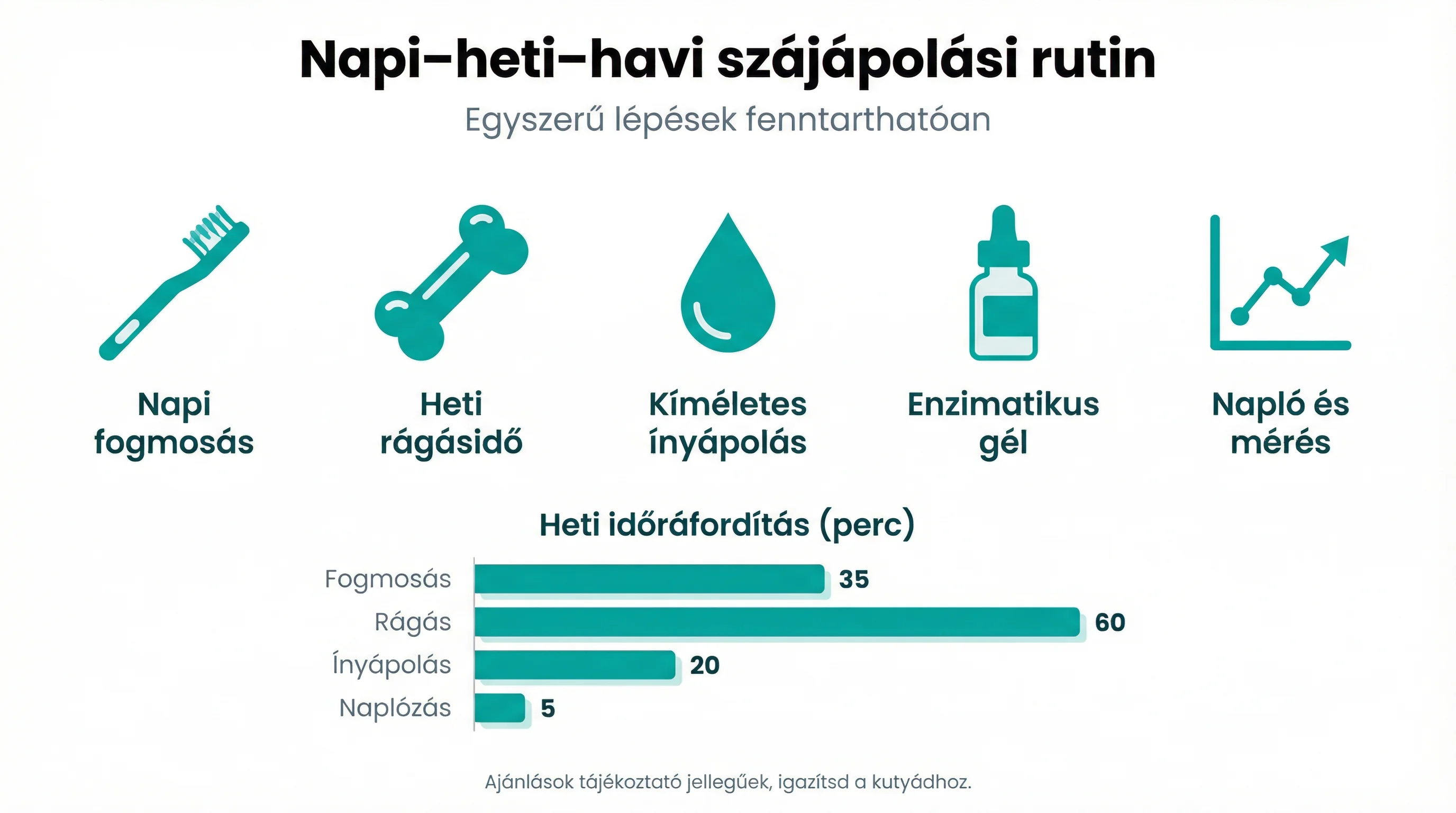 Napi–heti–havi szájápolási rutin