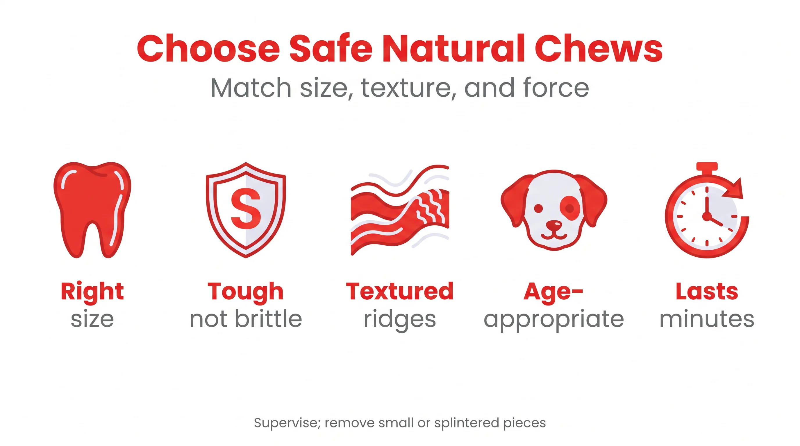 Choose Safe Natural Chews