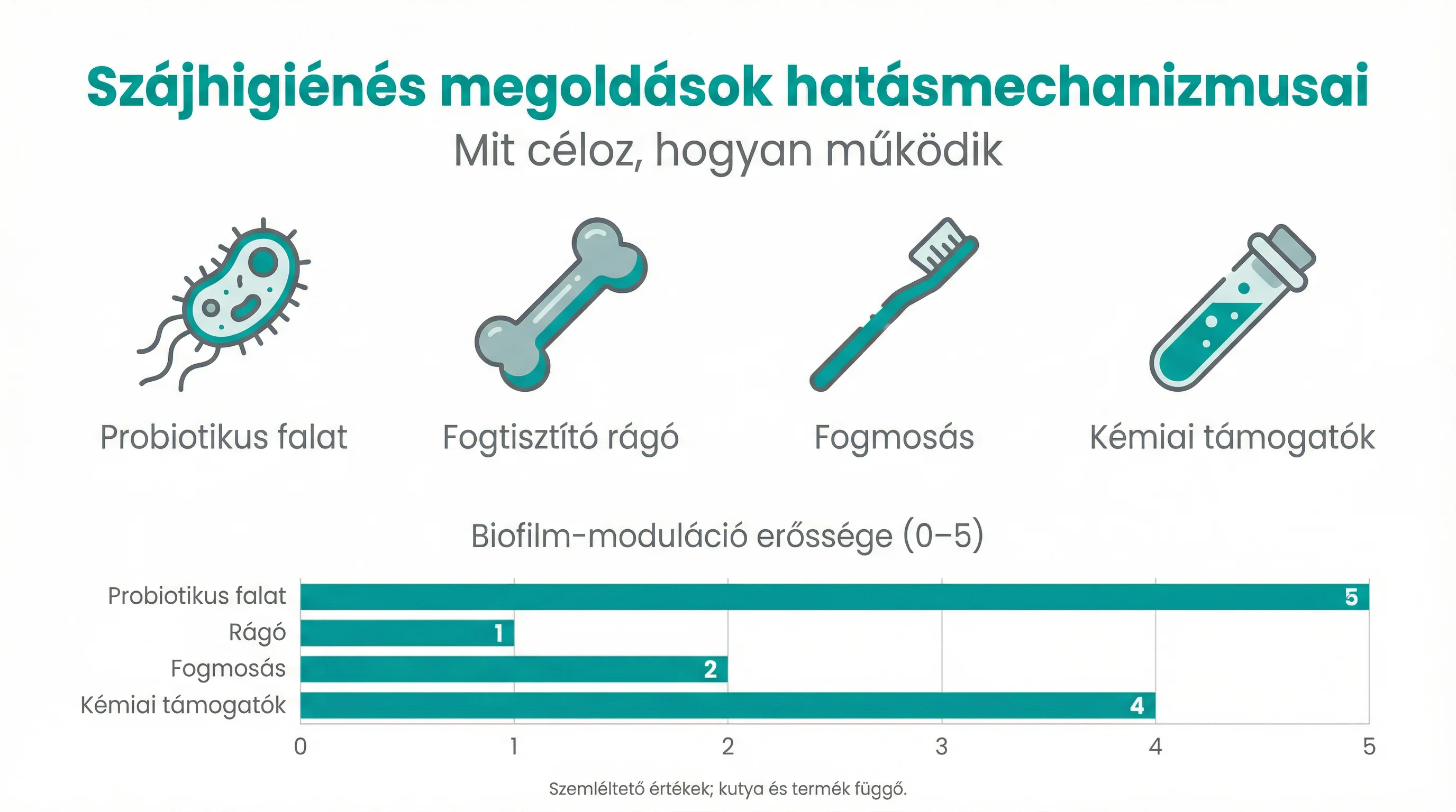 Szájhigiénés megoldások hatásmechanizmusai