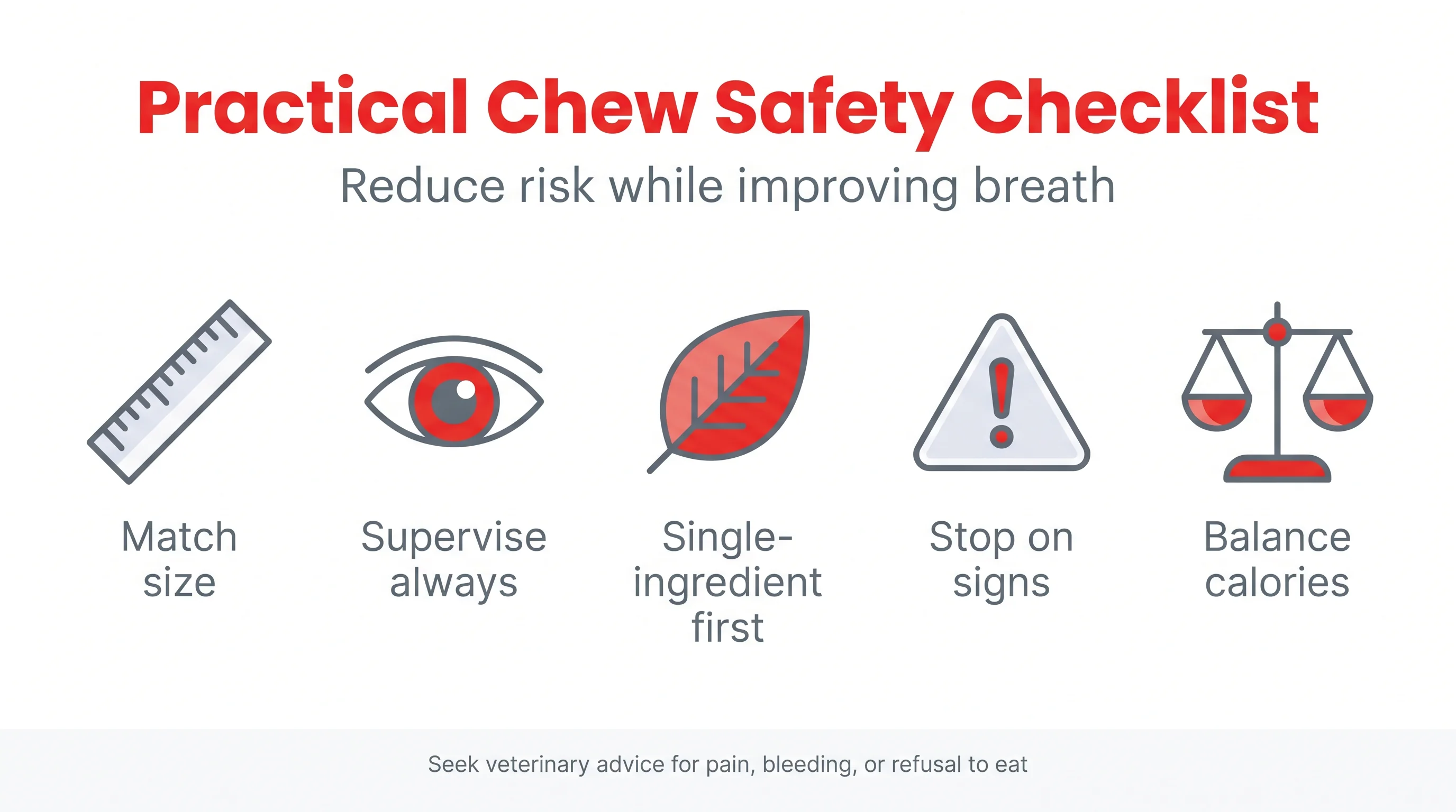 Practical Chew Safety Checklist