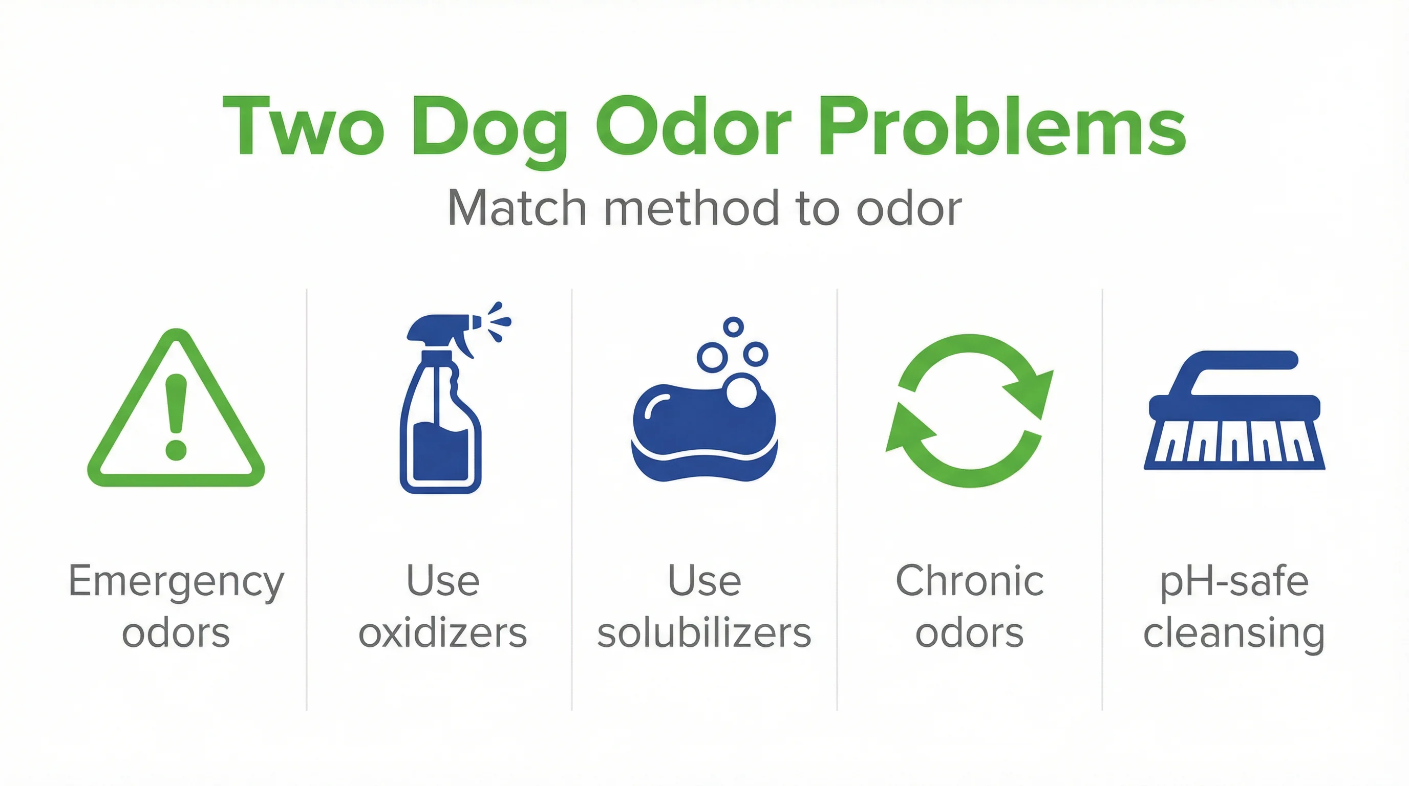 Two Dog Odor Problems