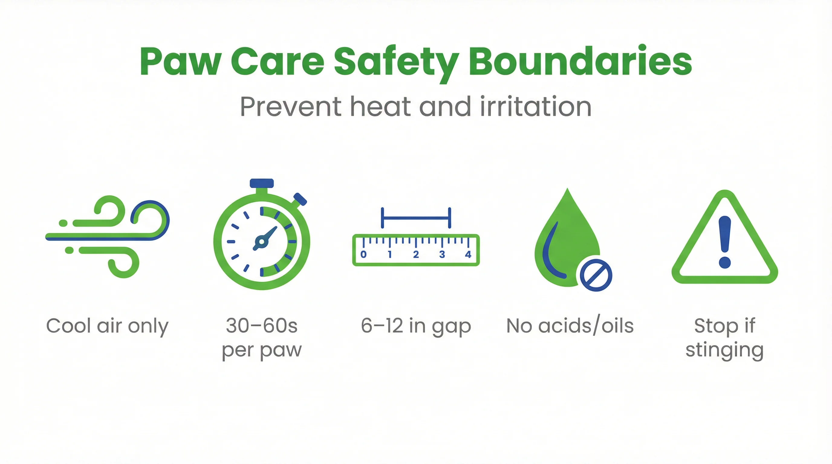 Paw Care Safety Boundaries