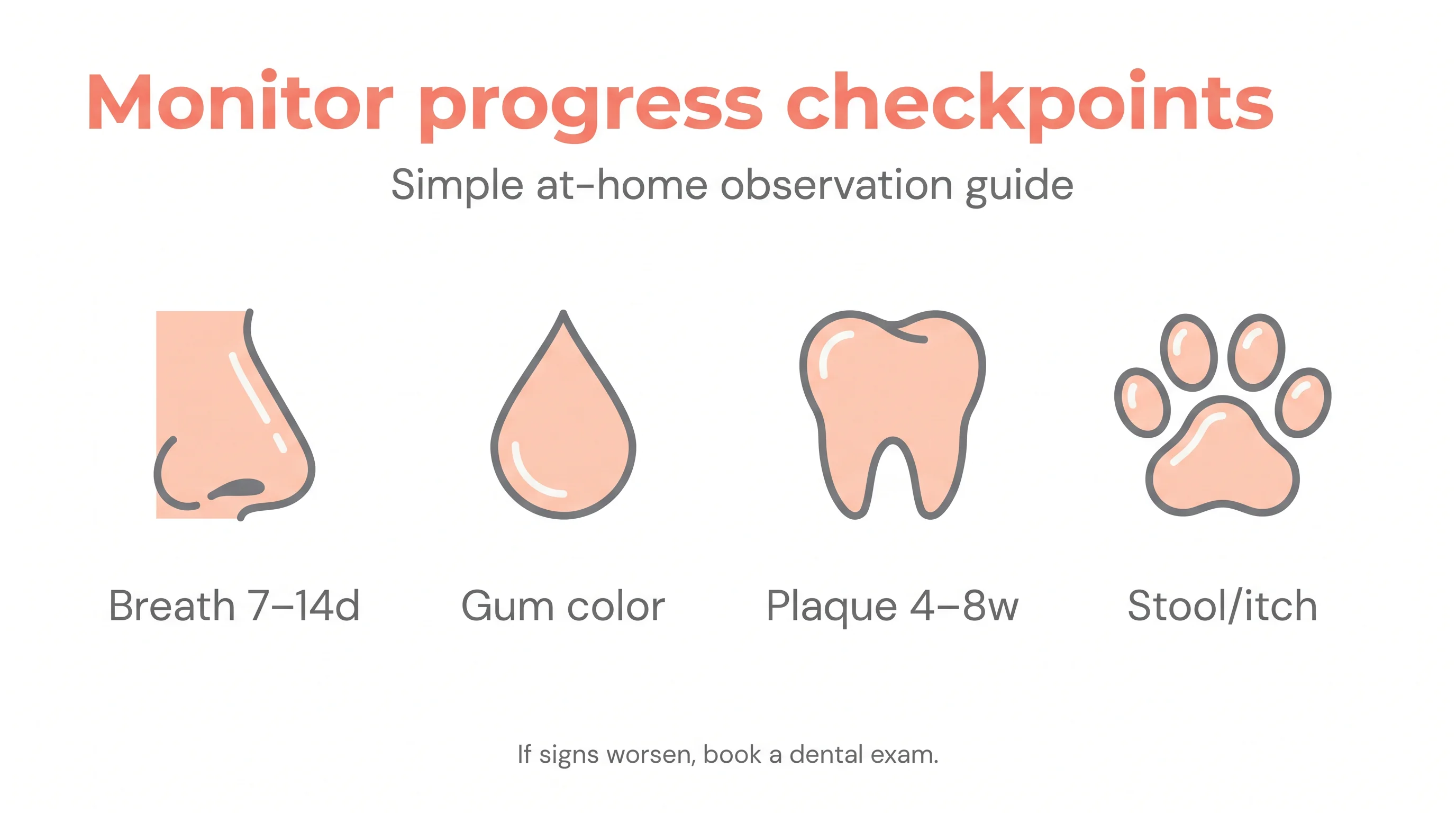 Monitor progress checkpoints