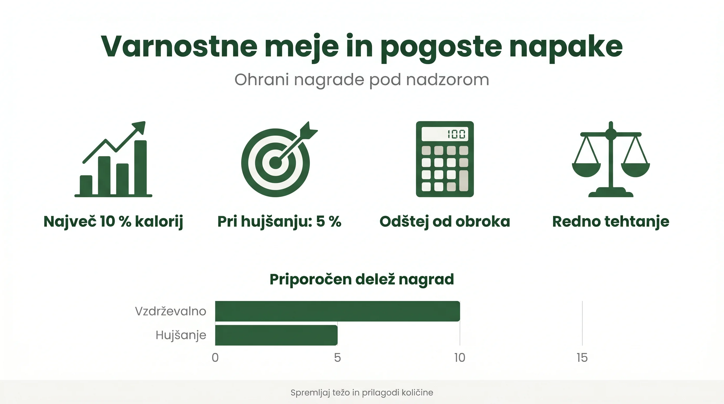 Varnostne meje in pogoste napake