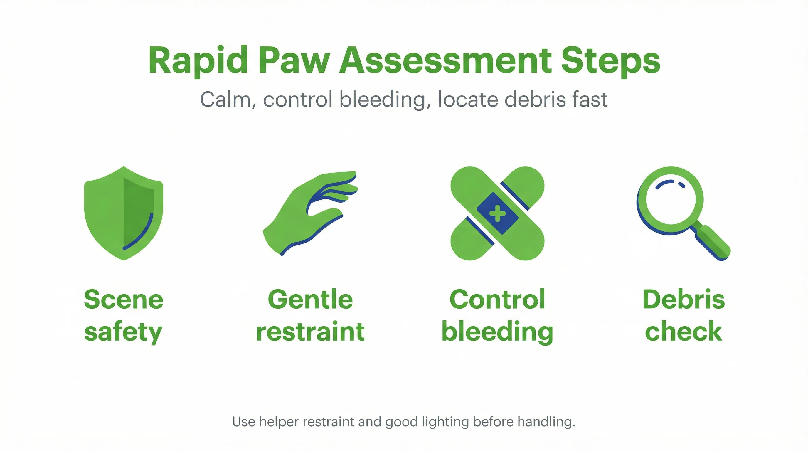 Rapid Paw Assessment Steps