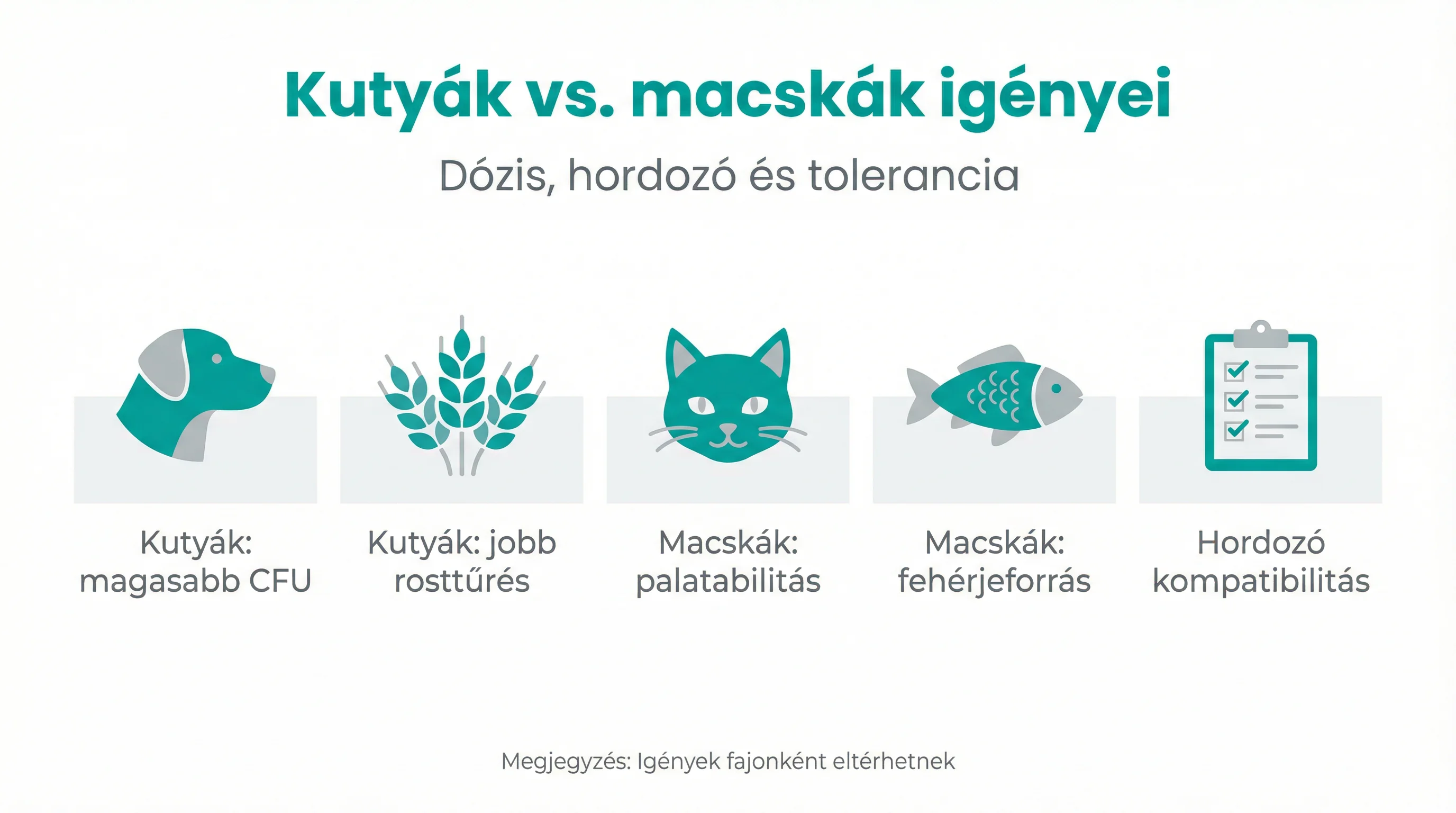 Kutyák vs. macskák igényei