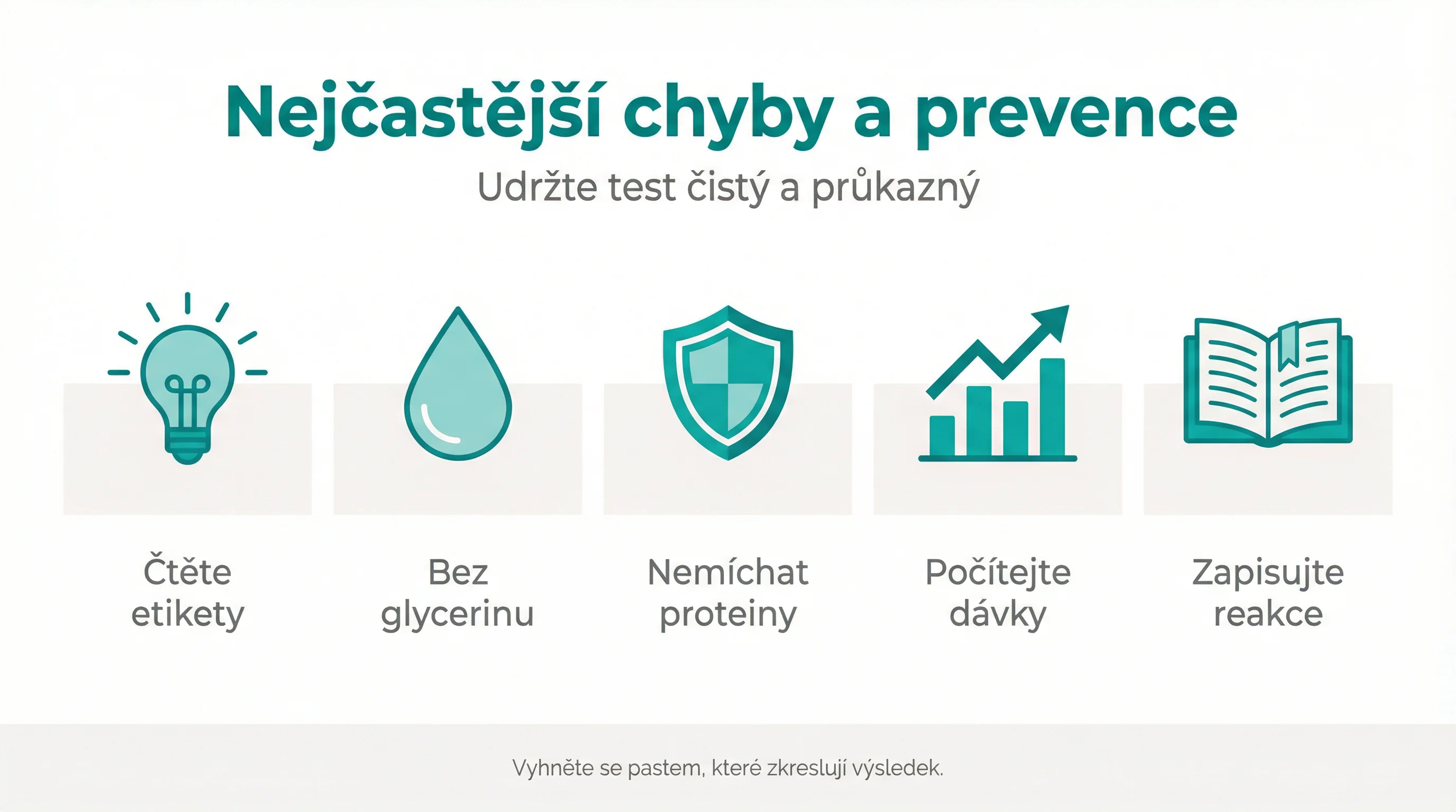 Nejčastější chyby a prevence