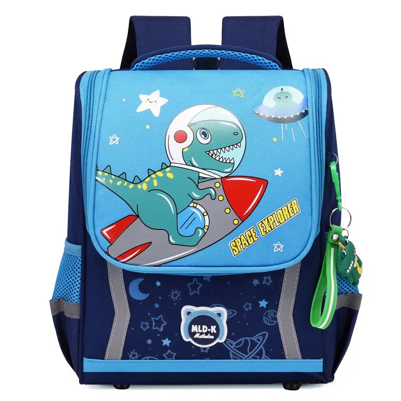 School kids backpack student book bag kindergarten primary Dinosaur ...
