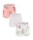 Little Girls 2Y-7Y Set of 3 Boxer Briefs Underwear combed cotton-PJ103-Balloon group H370