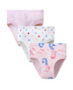 Girls 2Y-7Y Soft Cotton Pack of 3 underwear Briefs SJ202 Mermaid Group H103