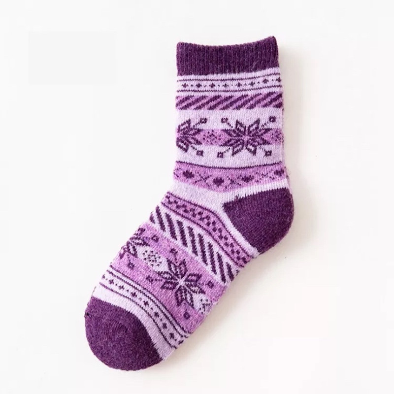winter 1-12 Years Thick Thermal Unisex children's socks warm wool Blended socks 8 pairs