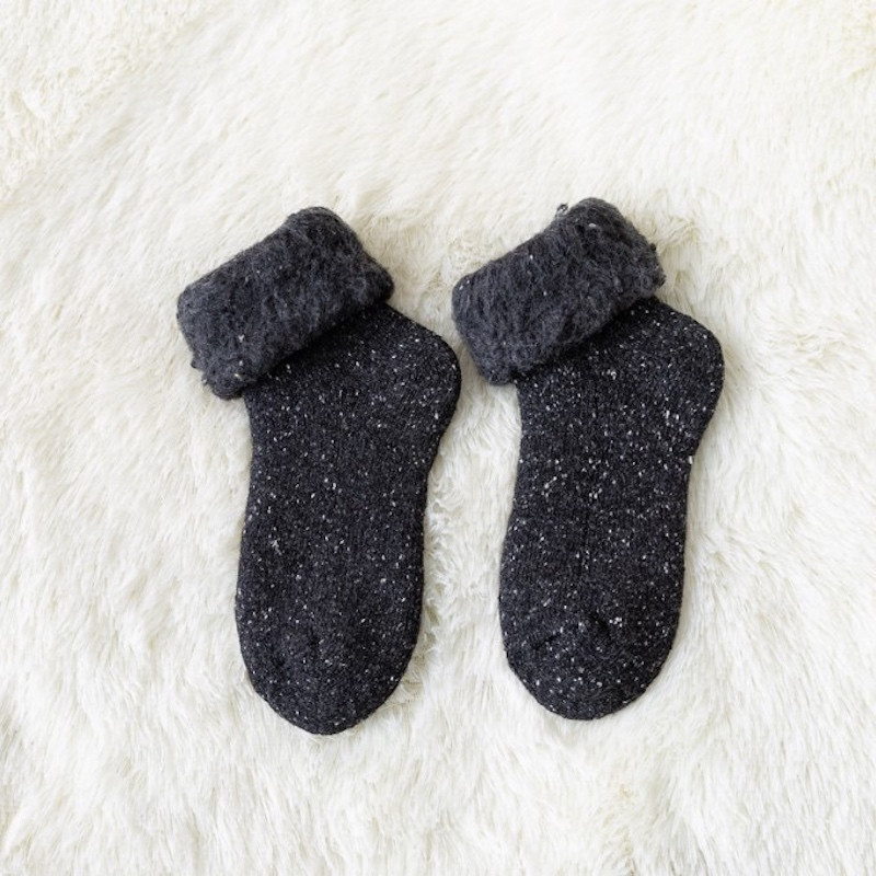 Women EU38-EU41 Warm Crew Thick Thermal Winter Socks S31