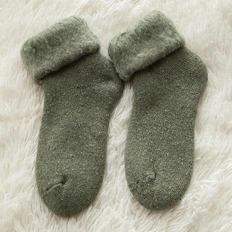 Women EU38-EU41 Warm Crew Thick Thermal Winter Socks S31
