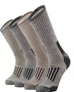 Men EU39-EU44 Winter Socks Cushion 4 Pairs Crew with Moisture Control Thermal Thick Outdoor S37