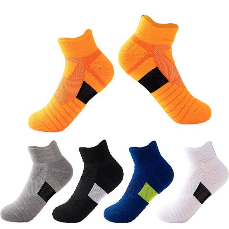 Colorful 9y-12y Kids 5 Pairs Sports Socks Terry Inside A07