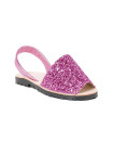Made in Spain EU28-EU37 Menorcan Sandals in Metallic Nappa Size Non Slip Rubber Fuchsia
