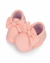Baby 6M-18M bowknot girl dress comfortable shoes Pink