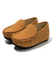 Toddler Moccasin Shoes EU22-25 Size Suede leather Rubber anti slip Brown