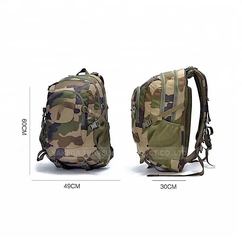Cordura Nylon 1000D sports leisure travel tactical backpack - Black