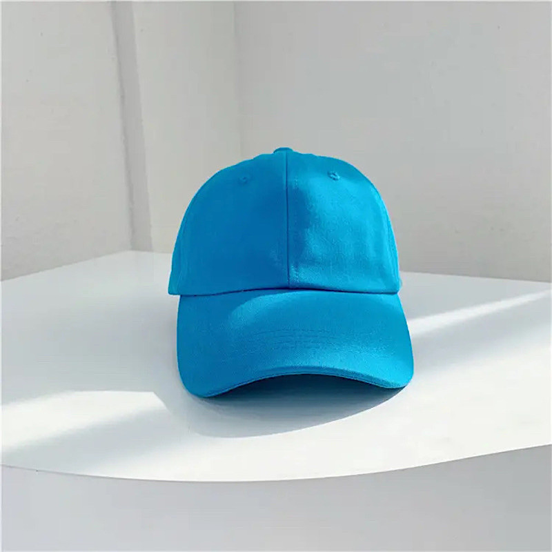 Summer Kids 4Y-8Y Cotton Baseball Cap Adjustable with Metal Buckle  