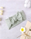 Knitted Organic Cotton baby Headbands 0-3 Months Set of 3 colors  