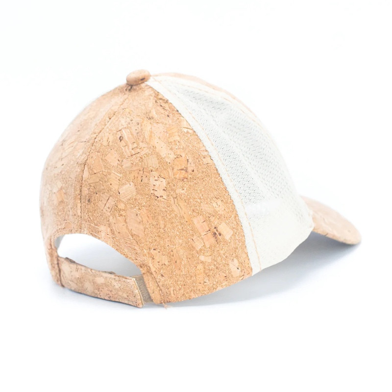 Made in Portugal Cork Baseball Cap with Breathable Mesh L-913 One Size Fits All