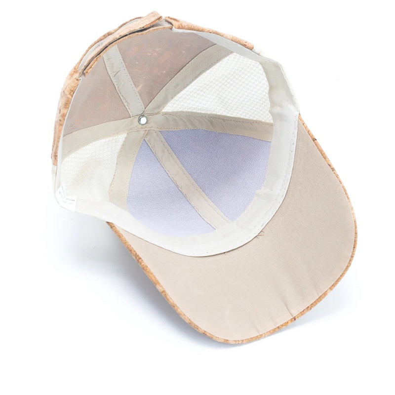 Made in Portugal Cork Baseball Cap with Breathable Mesh L-913 One Size Fits All