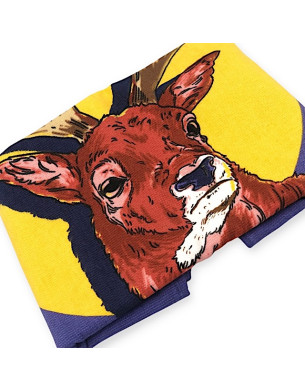 Set of 3 Beautiful Deer Design LARGE SIZE Highly Absorbent Multi Purpose Kitchen Towel Tea Towels 70cm by 45cm Hanging Loop