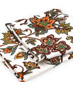 Set of 3 Beautiful FLOWER Design LARGE SIZE Highly Absorbent Multi Purpose Kitchen Towel Tea Towels 70cm by 45cm Hanging Loop