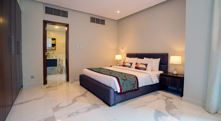 Three-Bedroom Villa – Garden View