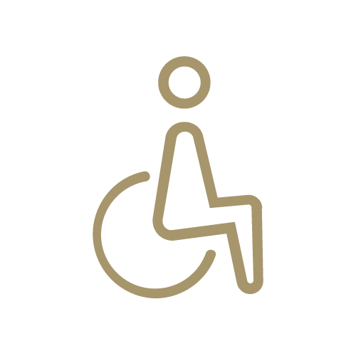 Parking lots for disabled people