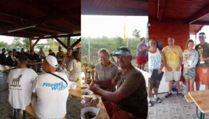 Harcsa horgásztó, Augusztusi Páros pénzdíjas horgászverseny eredményei