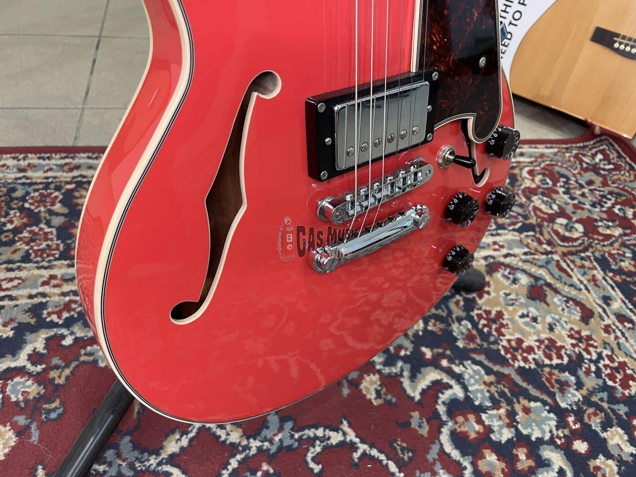 D'Angelico Premier Mini DC Fiesta Red | Gas Music Store