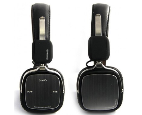 REMAX Επαναφορτιζόμενα Ακουστικά Bluetooth RB-200HB με μικρόφωνο - Μαύρο